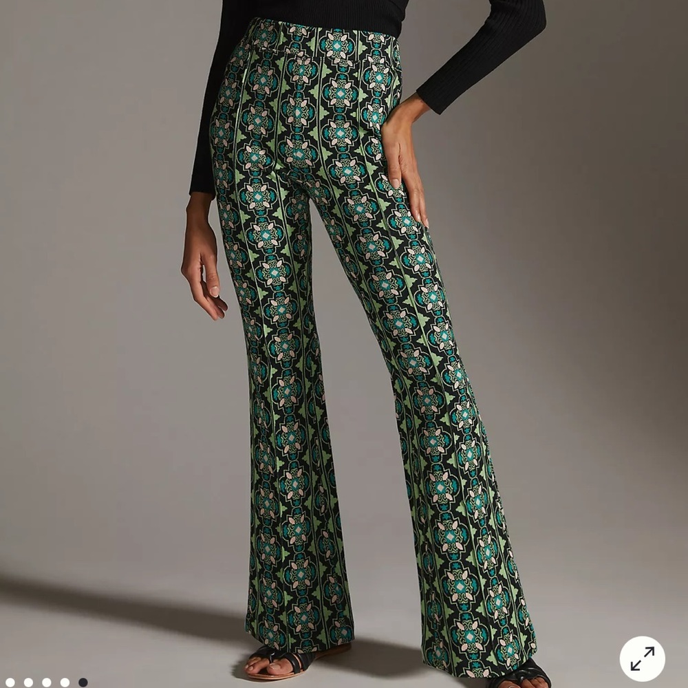 Anthropologie Maeve Kick Flare Pants